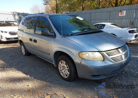 2005 Dodge Caravan Se from USA, damaged, VIN 1D4GP25R45B309935